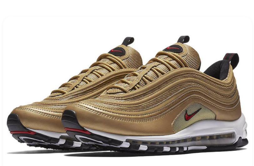 Nike Air Max 97 OG – Metallic Gold / University Red “Gold Bullet”
