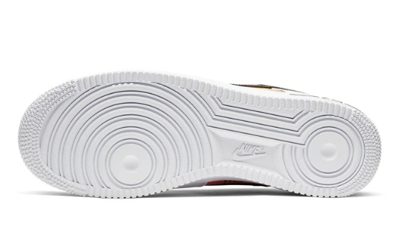 Nike Air Force 1 Low – Misplaced Checks / White / Black / Lava