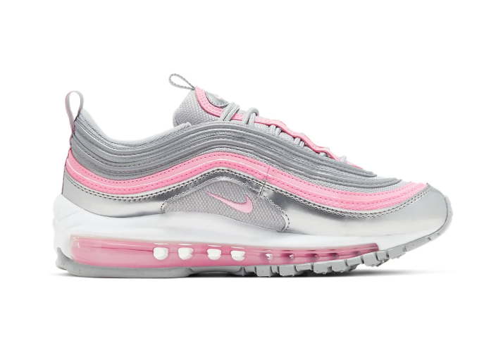 Nike Air Max 97 – Metallic Silver / Pink Foam / Wolf Grey