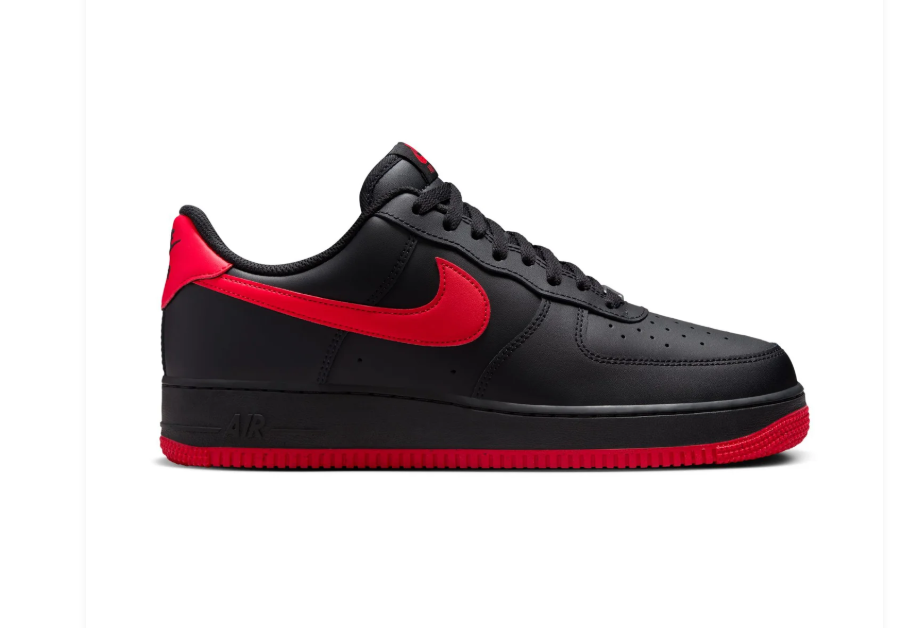 Nike Air Force 1 Low – Black / University Red