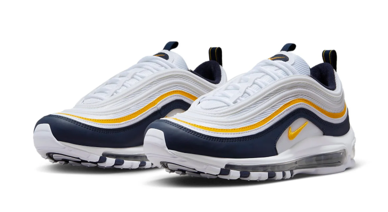 Nike Air Max 97 – White / Midnight Navy / University Gold