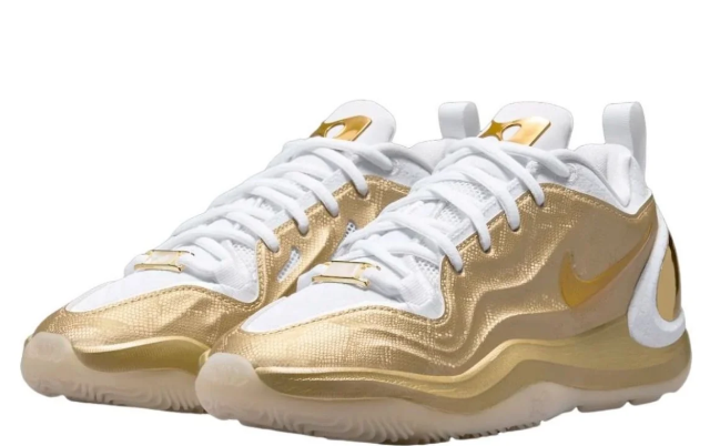 Nike Air Zoom G.T. Hustle 2 – Metallic Gold / White