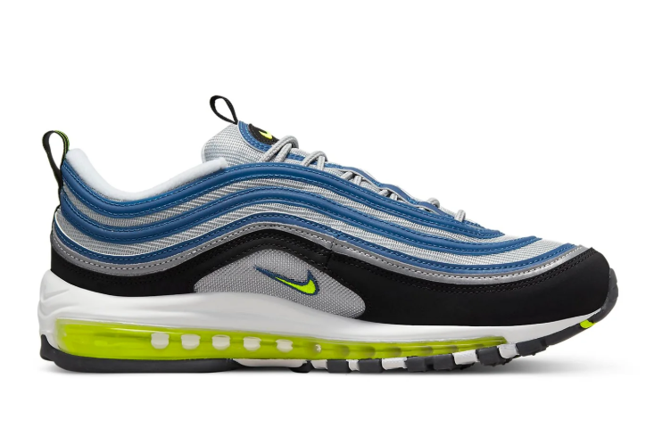 Nike Air Max 97 OG – Atlantic Blue / Volt / Black / Wolf Grey