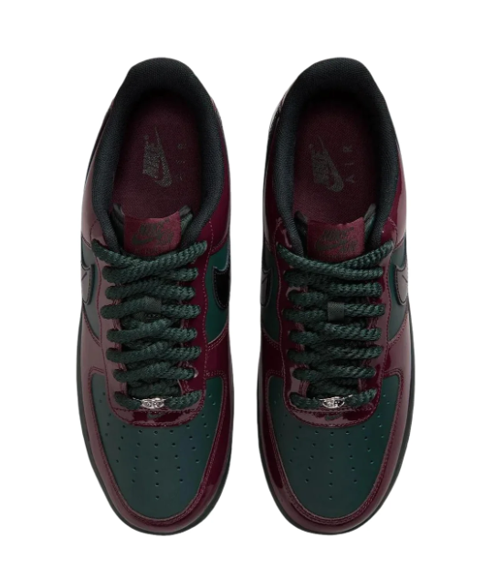 Nike Air Force 1 Low – Patent Dark Beetroot / Black
