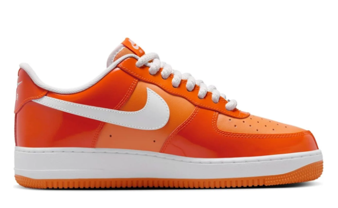 Nike Air Force 1 Low – Safety Orange / Patent / White
