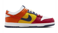 Nike Dunk Low – “What The” Multi-Color / White / Orange / Yellow / Red / Navy