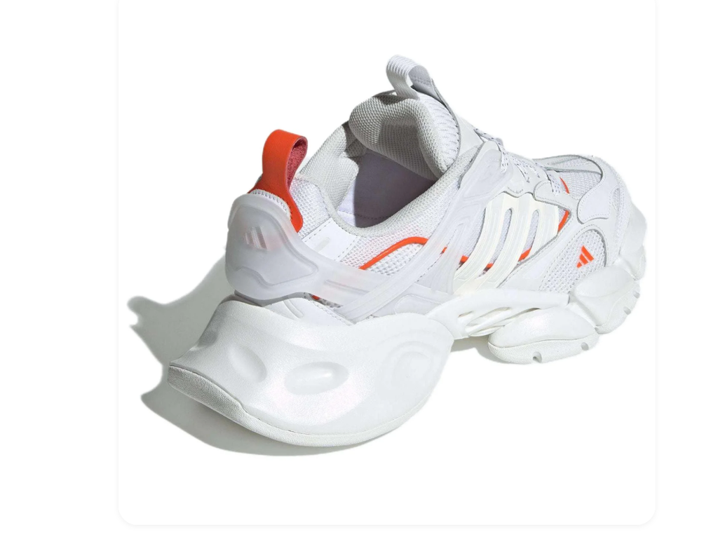 Adidas XLG Runner – Crystal White / Off White / Impact Orange