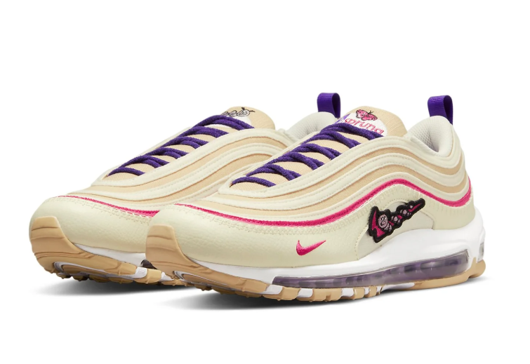 Nike Air Max 97 × airsprung – Sail / Peach Cream / Hyper Violet / Hyper Pink