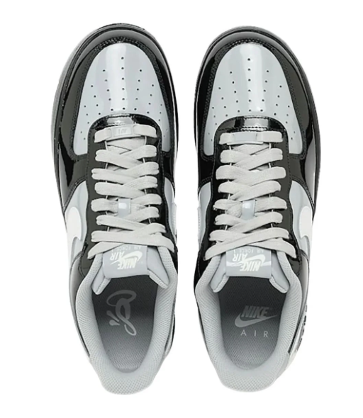 Nike Air Force 1 Low – Paul George PE / Wolf Grey / Black Patent