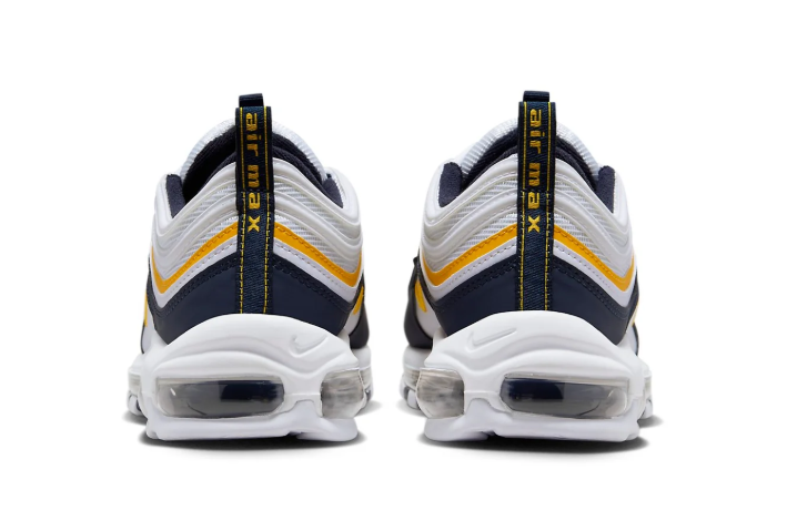 Nike Air Max 97 – White / Midnight Navy / University Gold