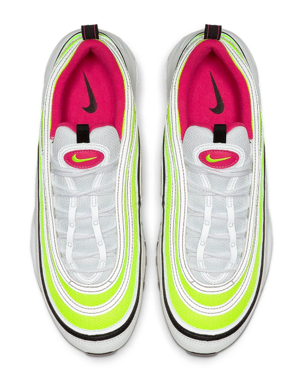 Nike Air Max 97 – White / Volt / Rush Pink