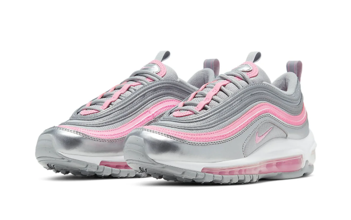 Nike Air Max 97 – Metallic Silver / Pink Foam / Wolf Grey