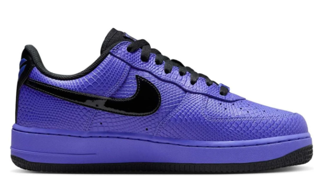 Nike Air Force 1 Low – Purple Python / Concord / Black
