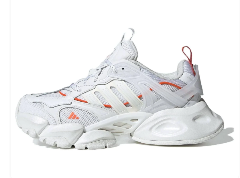 Adidas XLG Runner – Crystal White / Off White / Impact Orange