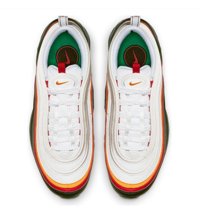 Nike Air Max 97 – Sequoia / University Gold / Team Orange / University Red