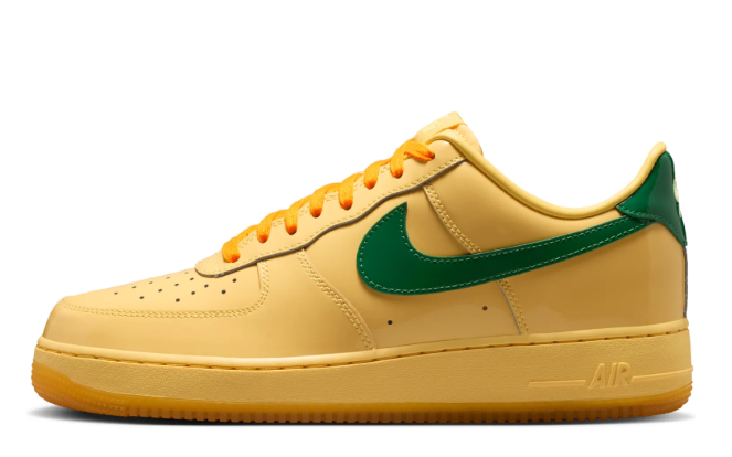 Nike Air Force 1 Low – Yellow Ochre / Gorge Green / Gum