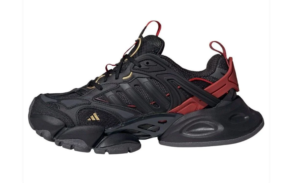 Adidas XLG – Core Black / Dark Red / Gold Metallic