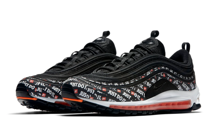 Nike Air Max 97 “Just Do It” – Black / Total Orange / White