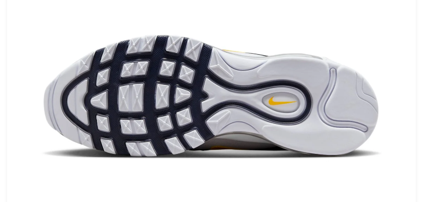 Nike Air Max 97 – White / Midnight Navy / University Gold