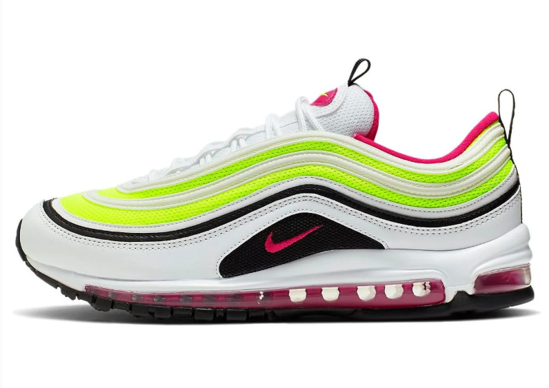 Nike Air Max 97 – White / Volt / Rush Pink