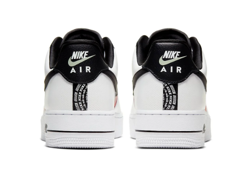 Nike Air Force 1 Low – Misplaced Checks / White / Black / Lava