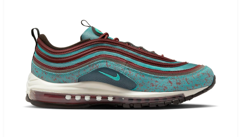Nike Air Max 97 – Teal Nebula / Dark Team Red / Baroque Brown