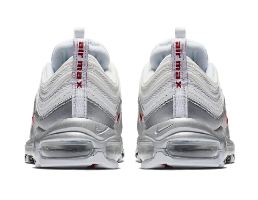 Nike Air Max 97 OG – White / Metallic Silver / University Red “Silver Bullet”