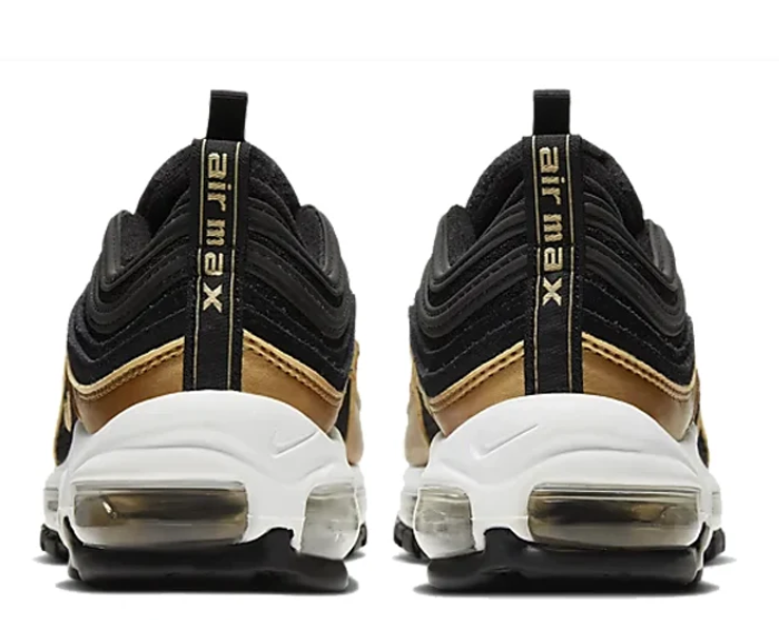 Nike Air Max 97 – Black / Metallic Gold / White