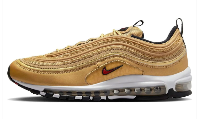 Nike Air Max 97 OG – Metallic Gold / University Red “Gold Bullet”