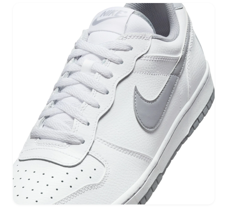 Nike Dunk Low – White / Wolf Grey
