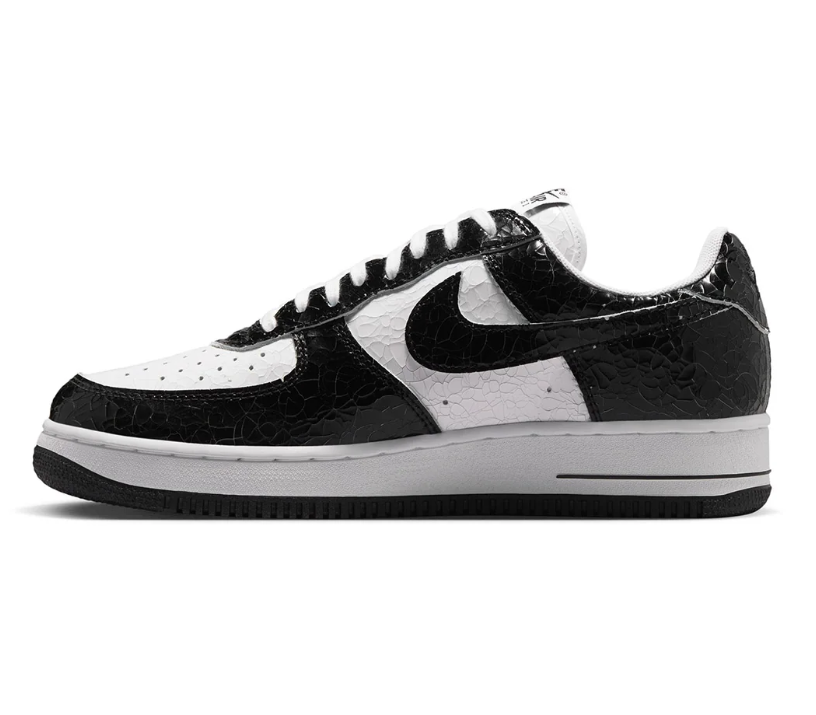 Nike Air Force 1 Low – Black / White Croc Patent Leather