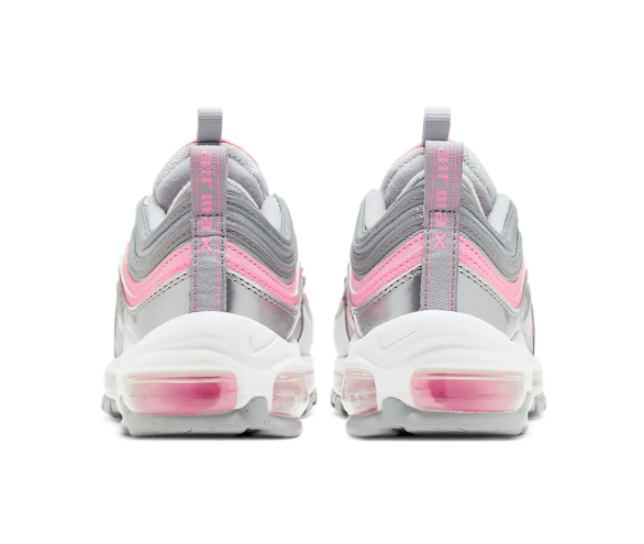 Nike Air Max 97 – Metallic Silver / Pink Foam / Wolf Grey