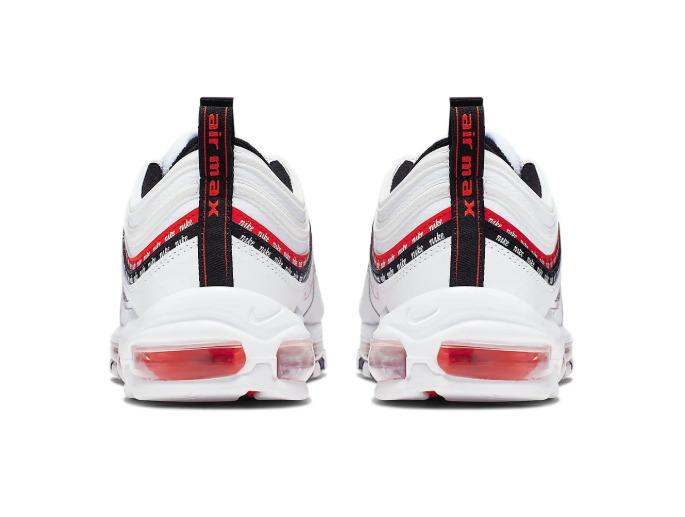 Nike Air Max 97 – White / University Red / Black “Tape Pack”