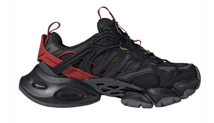 Adidas XLG – Core Black / Dark Red / Gold Metallic