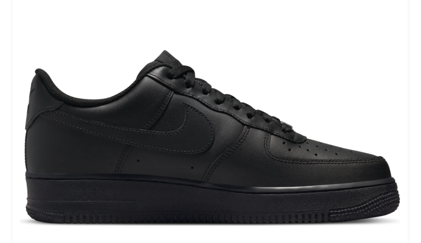 Nike Air Force 1 Low ’07 – Triple Black