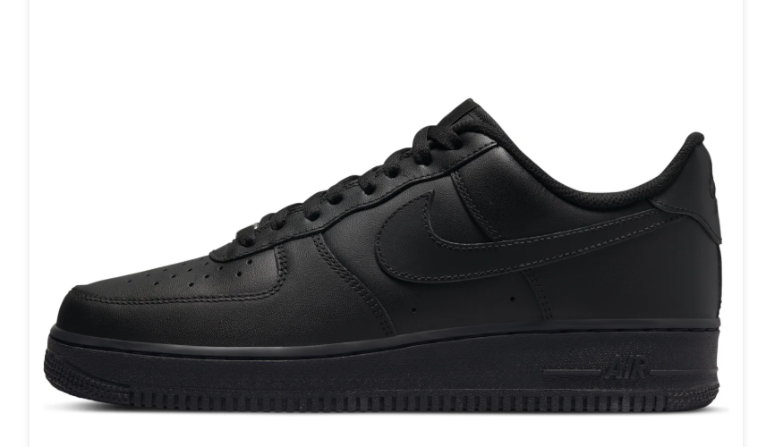 Nike Air Force 1 Low ’07 – Triple Black