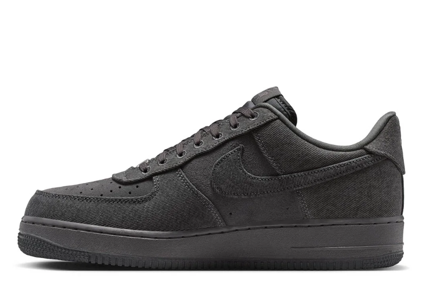 Nike Air Force 1 Low – Triple Black Suede
