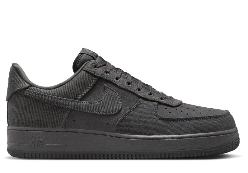 Nike Air Force 1 Low – Triple Black Suede