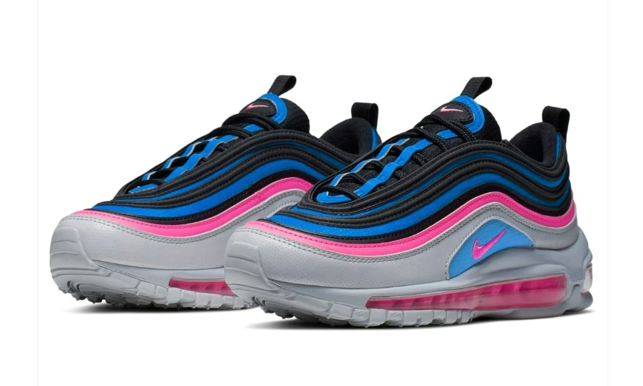 Nike Air Max 97 – Wolf Grey / Photo Blue / Pink Blast
