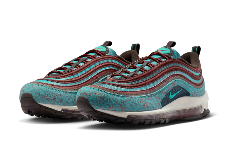 Nike Air Max 97 – Teal Nebula / Dark Team Red / Baroque Brown