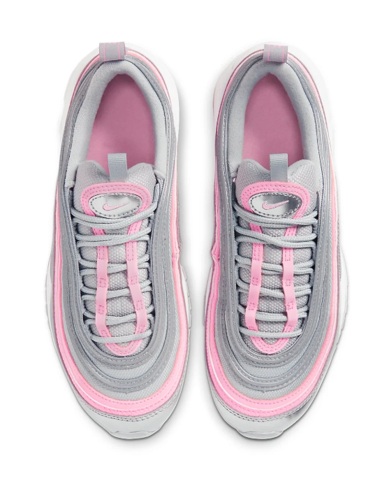 Nike Air Max 97 – Metallic Silver / Pink Foam / Wolf Grey