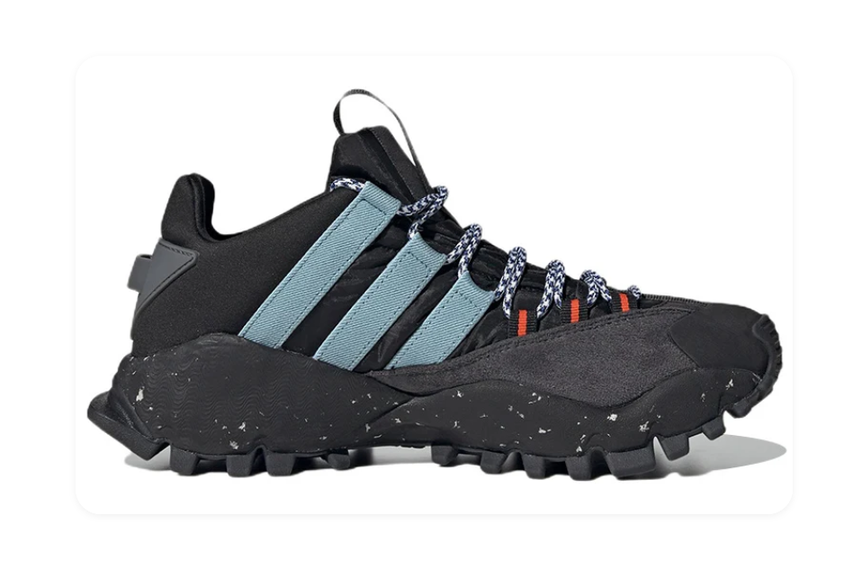 adidas by Stella McCartney Hika Mid – Core Black / Ash Grey / Vivid Red
