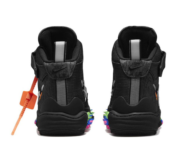 Nike Air Force 1 Mid x Off-White™ – Black / Multi-Color Spikes