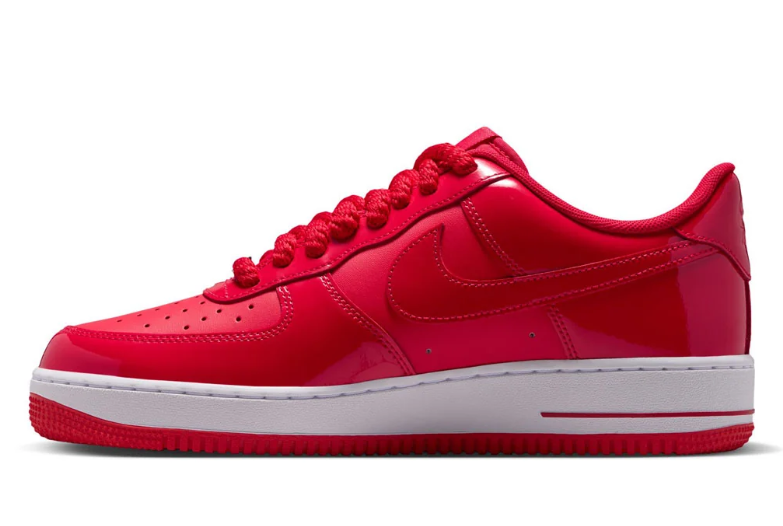 Nike Air Force 1 Low – University Red Patent Leather