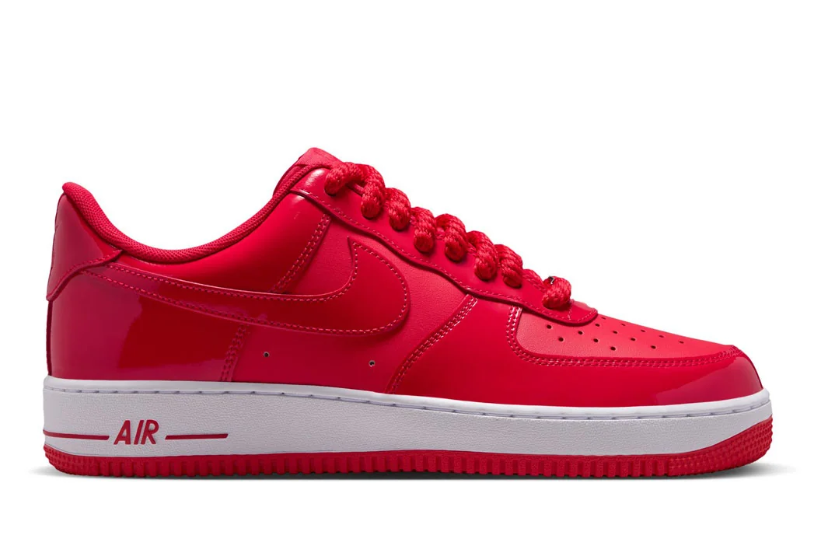 Nike Air Force 1 Low – University Red Patent Leather