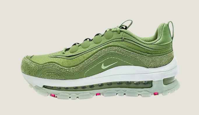 Nike Air Max 97 – Oil Green / Barely Volt / Hyper Pink