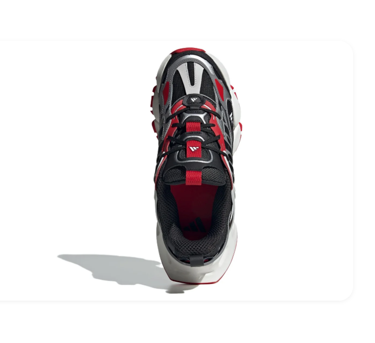 Adidas XLG Runner – Core Black / Silver Metallic / Vivid Red