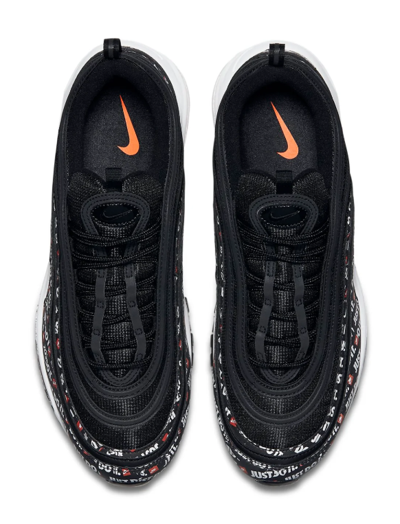 Nike Air Max 97 “Just Do It” – Black / Total Orange / White