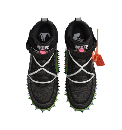 Nike Air Force 1 Mid x Off-White™ – Black / Multi-Color Spikes