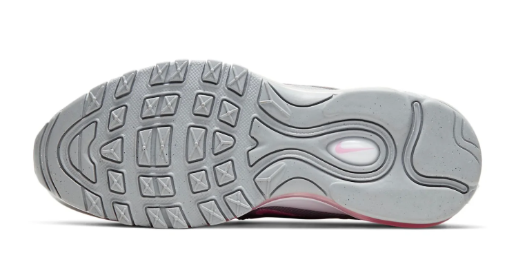 Nike Air Max 97 – Metallic Silver / Pink Foam / Wolf Grey